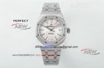 IPF Replica Audemars Piguet Royal Oak 37mm Stainless Steel White Dial Diamond Bezel